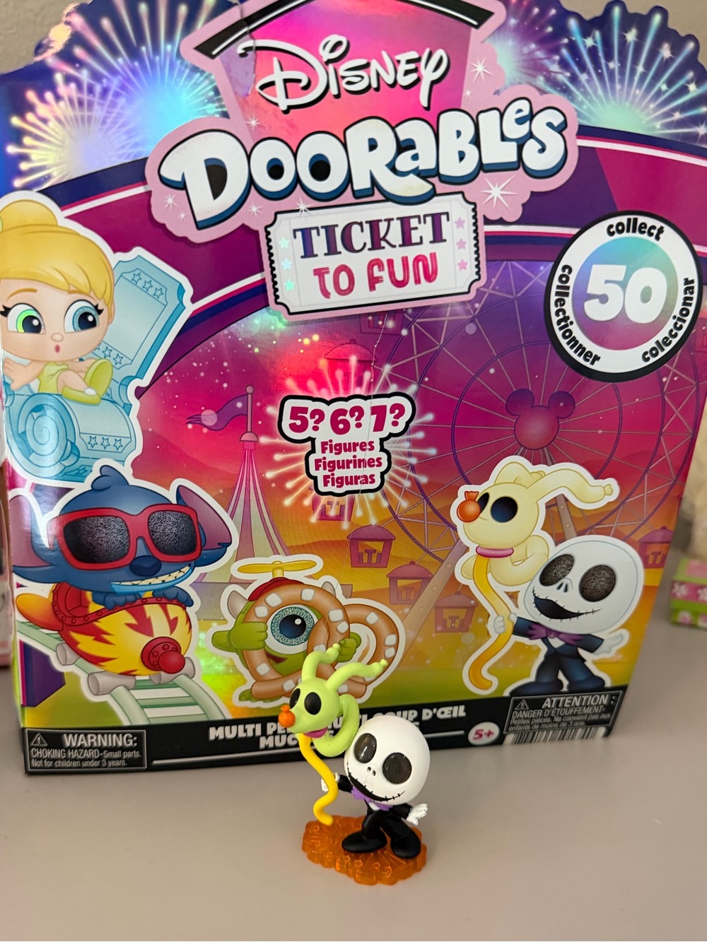 Doorables Ticket to Fun Jack Skellington ULTRA RARE Nightmare Before Christmas